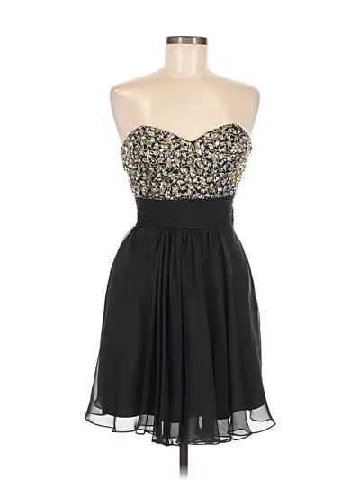 Pre-owned La Femme Cocktail Dress In Black