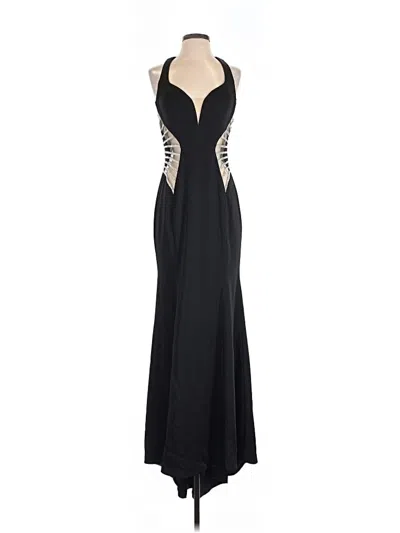 Pre-owned La Femme Cocktail Dress In Black