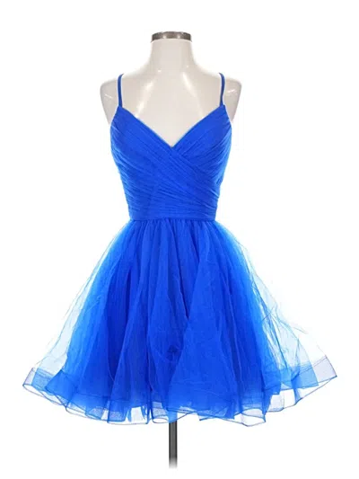 Pre-owned La Femme Cocktail Dress In Blue