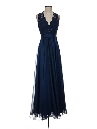 Pre-owned La Femme Cocktail Dress In Blue
