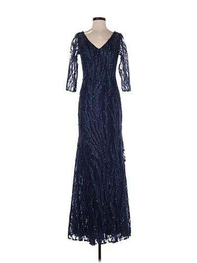 Pre-owned La Femme Cocktail Dress In Blue