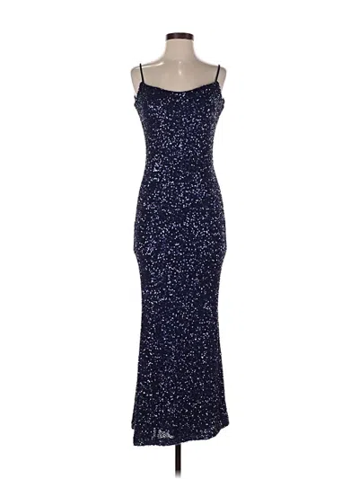 Pre-owned La Femme Cocktail Dress In Blue