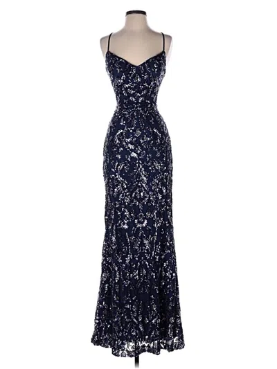 Pre-owned La Femme Cocktail Dress In Blue