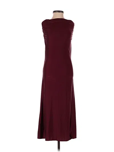 Pre-owned La Femme Cocktail Dress In Burgundy