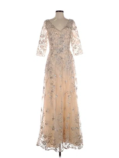 Pre-owned La Femme Cocktail Dress In Gold