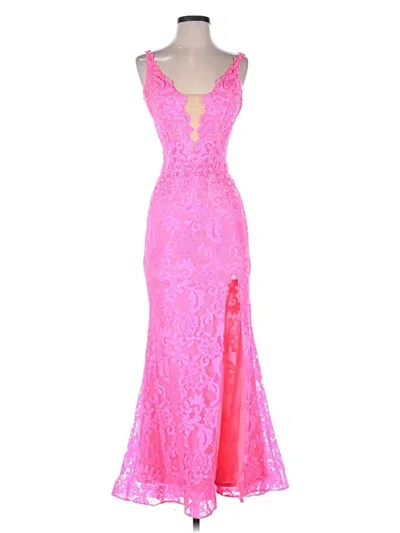 Pre-owned La Femme Cocktail Dress In Pink