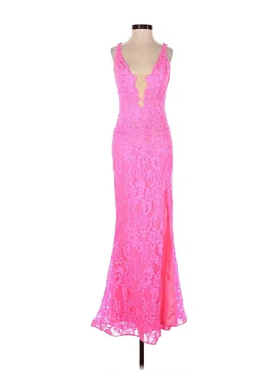 Pre-owned La Femme Cocktail Dress In Pink