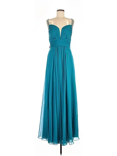 Pre-owned La Femme Cocktail Dress In Teal