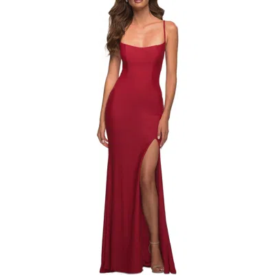 La Femme Long Prom Dress