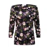 La Femme Mimi Women's Flower Waterfall  Tshirt