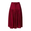 La Femme Mimi Women's Gothic Romantic Red Skirt In Red