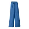 LA FEMME MIMI WOMEN'S MAXI BLUE TROUSERS