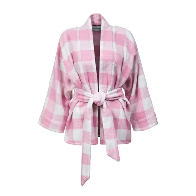 La Femme Mimi Women's Pink / Purple / White Kimono Pink And White