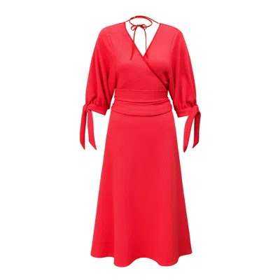 La Femme Mimi Women's Red The "raspberry" Dream Dress