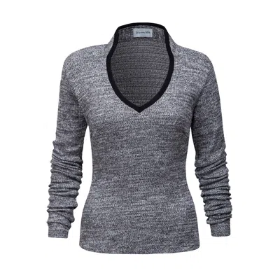 La Femme Mimi Women's Signature Top Grey
