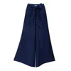 La Femme Mimi Women's The Blue Moon Wide Legs Trousers In Blue