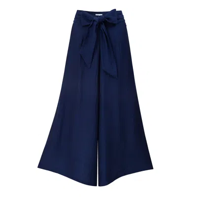 La Femme Mimi Women's The Blue Moon Wide Legs Trousers