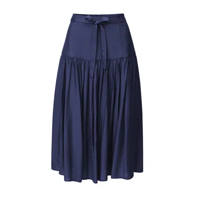 La Femme Mimi Women's The Nocturne Blue Skirt