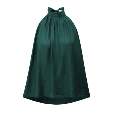 La Femme Mimi Women's Yes Green Blouse