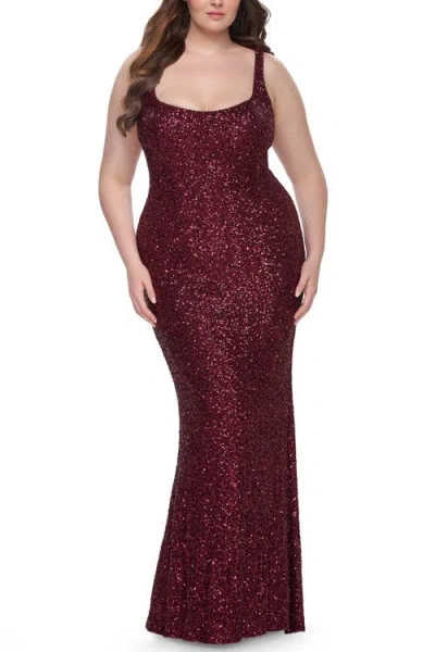 La Femme Plus Size Prom Dress