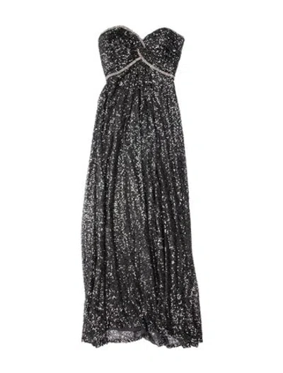 Pre-owned La Femme Strapless Long Dress In Multi