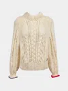 La Fetiche Marianne Hand-knitted Wool Sweater Size: M