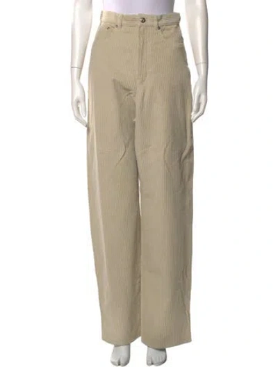 Pre-owned La Fetiche Wide Leg Pants W/ Tags In Neutral