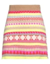 La Fetiche Woman Mini Skirt Tan Size S Lambswool, Cotton In Brown
