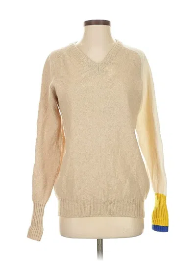 Pre-owned La Fetiche Wool Pullover Sweater In Tan
