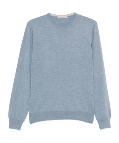 La Fileria For D'aniello Crew-neck Sweater In Blue