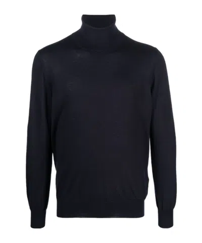 La Fileria For D'aniello Fine-knit Rollneck Jumper In Black