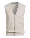 La Fileria Man Cardigan Cream Size 40 Virgin Wool, Viscose, Cashmere