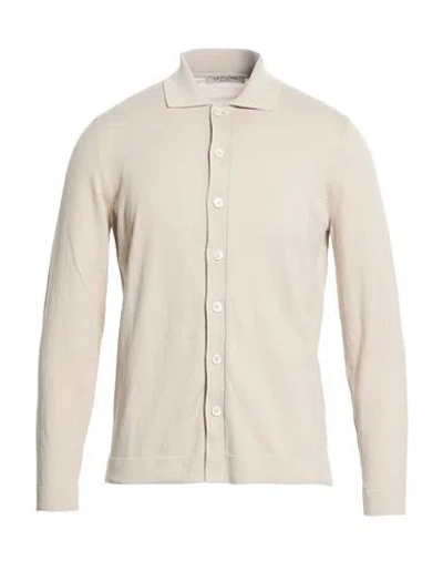La Fileria Man Shirt Off White Size 42 Cotton In Neutral