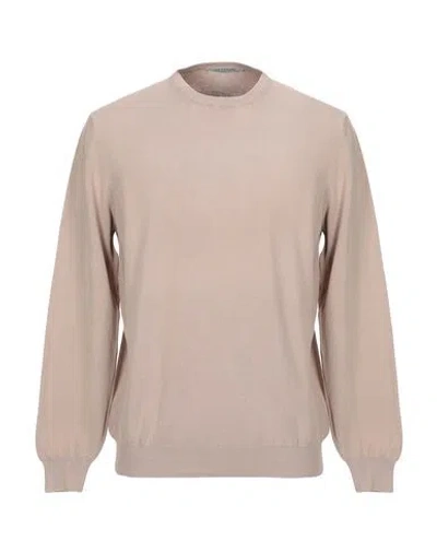 La Fileria Man Sweater Beige Size 48 Cotton