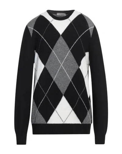 La Fileria Man Sweater Black Size 44 Virgin Wool
