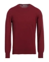 La Fileria Man Sweater Brick Size 46 Virgin Wool, Viscose, Cashmere In Red