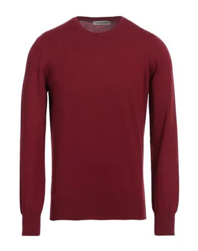 La Fileria Man Sweater Brick Size 46 Virgin Wool, Viscose, Cashmere In Red