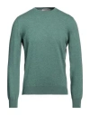 La Fileria Man Sweater Green Size 38 Cashmere