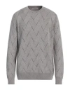 La Fileria Man Sweater Grey Size 50 Cashmere