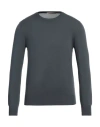 La Fileria Man Sweater Khaki Size 38 Virgin Wool, Polyester, Polyurethane In Grey