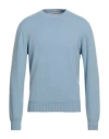 La Fileria Man Sweater Light Blue Size 42 Cashmere