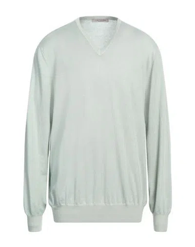 La Fileria Man Sweater Light Green Size 46 Cashmere