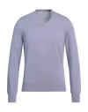 La Fileria Man Sweater Light Purple Size 48 Cotton