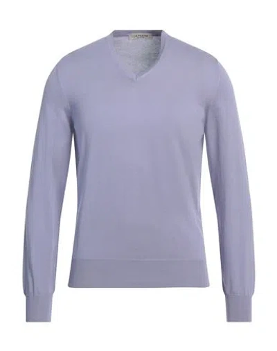 La Fileria Man Sweater Light Purple Size 48 Cotton