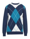 La Fileria Man Sweater Midnight Blue Size 46 Virgin Wool