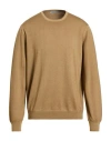 La Fileria Man Sweater Mustard Size 44 Virgin Wool In Yellow