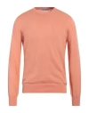 La Fileria Man Sweater Salmon Pink Size 44 Cotton