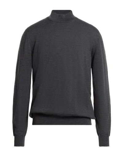 La Fileria Man Turtleneck Lead Size 44 Virgin Wool In Gray