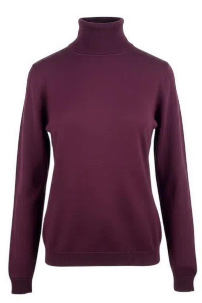 La Fileria Sweaters Burgundy In Purple