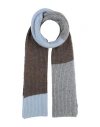 La Fileria Woman Scarf Light Blue Size - Alpaca Wool, Polyamide, Virgin Wool